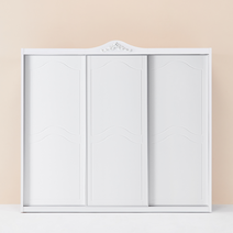 쉐비 티아라 슬라이딩장롱/옷장 (3통구성), 옷봉장, 선반장, 이불장