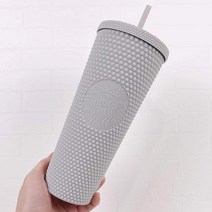 지압텀블러 하와이 빨대컵 콜드컵710ml 30종, 매트 그레이