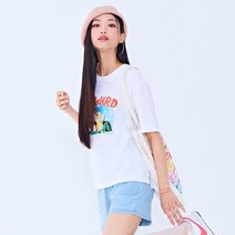 체이스컬트 여자 서핑 아트웍 반팔