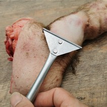 간편한 손쉬운 돼지 족발 손질 털 제거기 면도기 칼, C, 5.8cm, 10cm