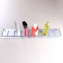 욕실 샤워케어용품 편리수납 일자선반 450mm 셀프인테리어 세련된 우드 슬라이드식