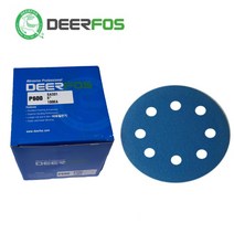 디어포스 SA331/필름 5인치 8홀 (100장) 원형사포 벨크로, #2000(100장)