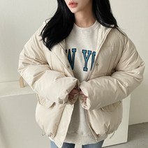 루시 오리털100% 후드 패딩 점퍼