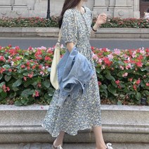 결혼식 원피스 대룩 플라워 의류쇼핑몰 에어울리는 쉬폰 봄데일리룩 패턴 여름 여성 하객룩 여자 신혼여행룩 꽃무늬롱 드레스 하늘하늘 러블리청순 데이트패션 스러운패션 시원한 코디