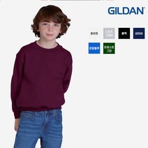 길단 18000B 아동용 키즈 주니어 기모 무지 맨투맨 티셔츠 초등고학년옷 오버핏티셔츠