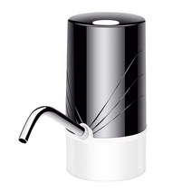 가정용 휴대용 워터 usb 충전 물병 알칼리 워터 디스펜서 자동 전기 배럴당 펌프 홈 오피스 순수한 물 식수, Smart Black