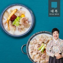 [KT알파쇼핑][대복] 한복선 사골도가니탕 600g x 3팩 + 도가니수육 350g x 3팩, 1개