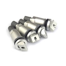 TPMS센서 4 pcs 타이어 압력 모니터링 oe 타이어 압력 센서 밸브 스템 교체 밸브 수리 키트, 없음