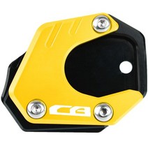 [해외]혼다 CBR650R R CB650R CBR500R CB500F CB500X CB125R CB300R CB400X 용 오토바이 사이드 스탠드 확대기 플레이트 킥 스탠드, 베이지