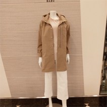 모스코나 NC05 반후드집퍼홑겹점퍼 MOJC235Z1