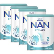 호주 네슬레 난 옵티프로 분유 2단계 800g 4팩 Nestle NAN OPTIPRO Formula