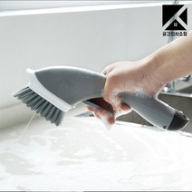공간의사소함 세제펌프 청소솔 브러쉬 화장실청소도구 청소브러쉬, 단품