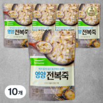 라이브잇 풀무원 영양 전복죽 450g 10개, 80개