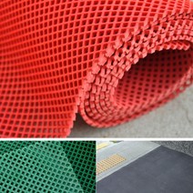 PVC매트 물빠짐 탄성있는 롤매트 미끄럼방지 발매트 레인매트 매장, 그린