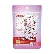 일본직배송 오리히로 부드러운 태반 인삼알 60정, 1