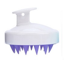 머리 두피 케어 샴푸 마사지기 관리기 쿨링 마사지솔, 연핑크