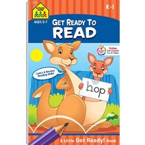 School Zone Get Ready to Read Workbook Ages 5 7 Kindergarten 1st Grade Alphabet Letter-Sound Recogni