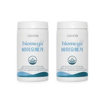 유사나 바이오메가 112캡슐 2병 DHA EPA 정제어유 오메가3, 2개, 112정, 112정