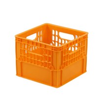 플라스틱바구니 운반상자 사각상자 우유상자 모음 다양한 바구니, 35.우유1호 노랑