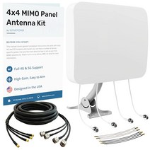 MIMO 4x4 패널 외부 안테나 키트 4G LTE5G 핫스팟 및 라우터용 (풀 키트), Full kit, 02 Full kit