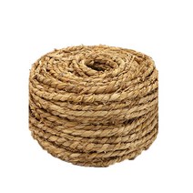 볏짚 새끼줄 묶음 짚끈 밀짚 밧줄 녹화끈 묶음, 40m   2.2~2.5cm, 1개