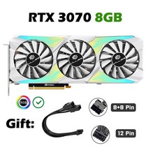 그래픽 카드 Mllse 게임 geforce rtx 3070 8gb gddr6x pcie, rtx3070 8GB RGB