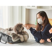코지힙 보금자리 쓱백 방석과 이동가방겸용 강아지 캐리어 숄더백 이동장 고양이 이동장, 인디핑크