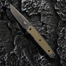 김펀칭기 김펀치 Gehe-CRKT 7091 접이식 나이프 야외 캠핑 D2 스틸 베어링 접는 과일 휴대용 EDC 도구 커터, 01 Dark Khaki