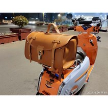 슈퍼커브 베스파탑박스 오토바이 트렁크 바이크 탑박스 리어백 스쿠터 캐리어 알루미늄, 업그레이드된 브라운