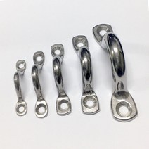 SUS 304 아이스트랩 벨트 걸이 요트 비미니탑 스텐 새들 로프 고리 패드아이