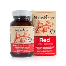 NaturaNectar 레드 꿀벌 프로폴리스 (식물성 캡슐 60정) / 네츄럴넥타 브라질, 1개, 60정, 60정