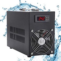 Poafamx 수조 쿨러 15-30℃ 조정 가능 60L 파이프 부착 순환 펌프 부착 일본어 취급 설명서 첨부 품질 보증 1년 디지털 표시 항온 저소음 에너지 절약 해물 시장 양어장호텔 110V