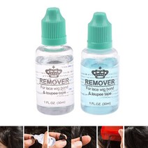 귀털제거기 레이스 앞 가발/뚜껑/폐쇄/머리 확장 접착제에 대 한 머리가 발 30ml 방수 접착제 1 병 제거제 본드, 한개옵션0