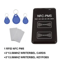전자키 복사기 스티커 새로운 PM5 IC/ID 복사기 13.56MHZ RFID 리더 NFC 풀 라이터 디코딩 기능 카드, [02] NFC-PM5-SUIT