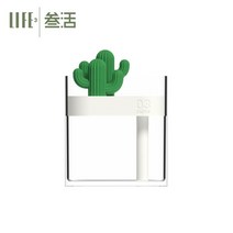 무중력 가습기 책상용 빗소리 감성 물방울 세척쉬운 어메이징 선인장 투명 USB 가습기, 선인장 가습기