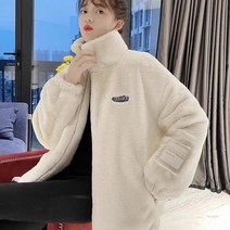 뽀글이 자켓 플리스 여성 양털 후리스 집업 후드 루즈핏 롱 점퍼