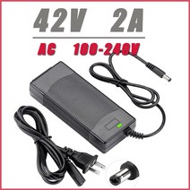 전동 키보드 전기 자전거 배터리 42v 2a 충전기 전기 ebike 배터리 전원 공급 장치 어댑터 xiaomi mijia m365 스쿠터 스케이트 보드 액세서리 사용 미국, 내 플러그