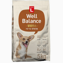 초이스엘 웰밸런스 애견사료 (중형견용)(5KG)