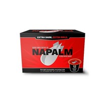 Napalm Coffee EXTRA DARK ROAST Keurig Brewers 12 카운트 위한 K 컵