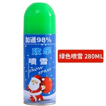 눈 스노우 스프레이 크리스마스 파티용품 세트 않는 인공 녹지 장식 파우더 연말 매직, 분설[녹색]