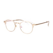 [DIKY] 디키 DK508_GD_TR_46 라운드 하금테 패션 안경테