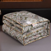 겨울 구스 이불 극세사 오리털 덕다운 자가발열 커버 북유럽 스타일 인쇄 홈 섬유 침구 세트 화이트 거위