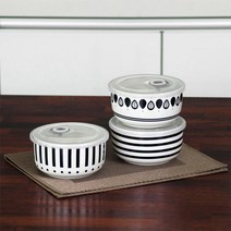 모던라인 도자기 밀폐찬통 소 3P /밀폐용기/반찬통, 01모던라인 밀폐찬통 소 3P, 01모던라인 밀폐찬통 소 3P