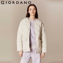GIORDANO 지오다노 373501 여 초경량 어니언 퀼팅 하프 자켓6color