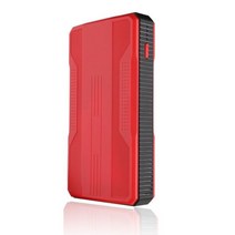 점프앤고 20000 mAh 자동차 점프 스타터 휴대용 자동차 배터리 부스터 충전기 12V 시동 장치 휘발유 디젤 자동차 비상 부스터, 빨간