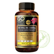 고헬시 뉴질랜드 크릴오일 1500mg 원어데이 60캡슐