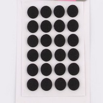 유리 밀림 의자 가구 소음방지 긁힘방지 EVA 원형 패드 1cm 2cm 2.7cm 사이즈선택, 1cm(24개입)