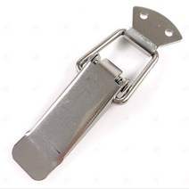 걸고리 스텐 매미 고리 클램프 버튼 고정 걸이 잠금 장치 49mm 1P, 1개