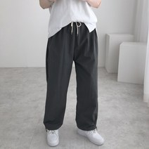 레이디스룸 [남녀공용/투웨이] 스트링 와이드 나일론 아노락 조거 팬츠