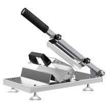 냉장육절기 고기세절기 족발썰기 회써는기계 수동, 로즈골드 430 스테인리스 두꺼운 슬라이서 D